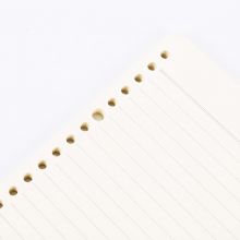 晨光(M&G)文具活页本芯 7mm横线活页本子替芯 线圈纸 活页笔记本替换内芯 80页/包