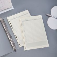 得力(deli)B5/60张活页笔记本替芯 26孔替芯 NB560