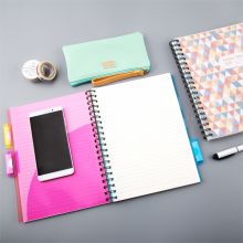 广博(GuangBo)笔记本子线圈记事本子日记本分类索引文具 115张单本装图案随机