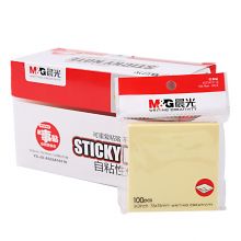 晨光(M&G)便利贴 100页粘性 76*76mm 便签纸 留言贴 记事贴优事贴便签本子办公文具 YS-03 10本装