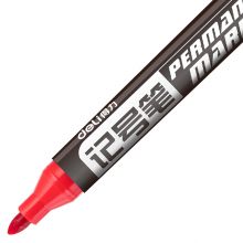 得力（deli） 粗头物流记号笔 油性马克笔勾线笔签字笔办公记号笔 10支装 6881