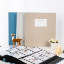 得力(deli)900张多尺寸插页式可标记相册簿 5寸6寸7寸8寸开学军训学校时光纪念册宝宝成长家庭影集 65352