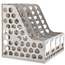 广博(GuangBo) 稳固型四联文件框 文件筐 文件架 收纳栏办公用品  WJK9399