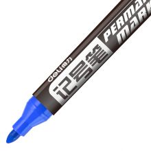 得力（deli） 粗头物流记号笔 油性马克笔勾线笔签字笔办公记号笔 10支装 6881