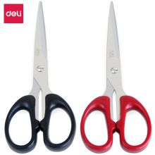 得力(deli)180mm办公家用生活剪刀 1把 办公用品 颜色随机6009