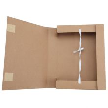 广博(GuangBo)10个装党建高质感纯浆久存耐用A4牛皮纸档案盒/文件收纳盒/资料盒