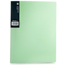 广博(GuangBo) 4只装4色晶彩 A4强力文件夹 彩色资料夹 档案夹 