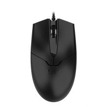 双飞燕(A4TECH) OP-550NU 鼠标 有线鼠标 办公鼠标 便携鼠标 对称鼠标 黑色