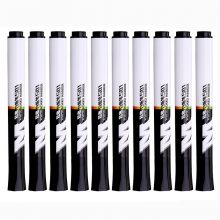 晨光(M&G)文具黑色S01易擦白板笔 单头办公会议笔 办公记号笔 10支/盒AWMY2201