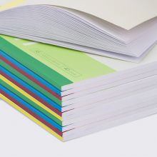 得力 deli12本A5-30张无线胶装软抄本记事本 工作笔记本子文具办公用品 7667