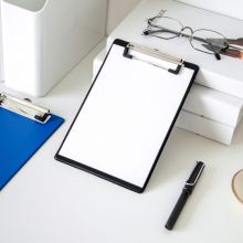 广博(GuangBo) PVC全包胶书写垫板 文件夹板 办公用品 颜色随机