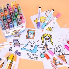  得力(deli)汪汪队立大功 可水洗印章头学生水彩笔 儿童绘画笔