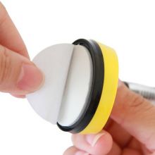 天章办公(TANGO)笑脸中性旋转台笔0.5mm  柜台桌面专用/可粘贴台式中性笔