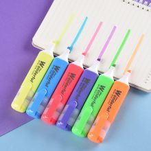 金万年 荧光笔做笔记专用粗头记 彩色记号笔 学生用糖果色马克笔 网课标记笔 扁型5支装