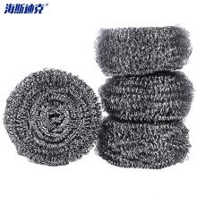 海斯迪克 HK-601 钢丝球 100个 食堂厨房钢丝球 不锈钢清洁球 金属除锈钢丝球