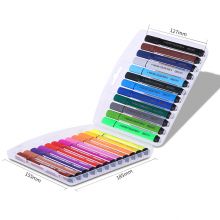 得力（deli）可水洗水彩笔 学生儿童画画 绘画勾线涂色颜色文具玩具美术用品画材