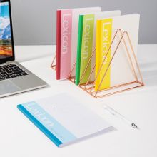 得力 deli12本A5-30张无线胶装软抄本记事本 工作笔记本子文具办公用品 7667