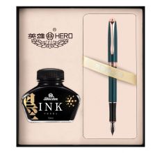 英雄（HERO）钢笔850  男女商务个性办公签字笔钢笔礼盒墨水套装