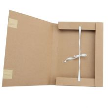 广博(GuangBo)10个装党建高质感纯浆久存耐用A4牛皮纸档案盒/文件收纳盒/资料盒