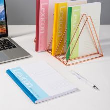 得力 deli12本A5-30张无线胶装软抄本记事本 工作笔记本子文具办公用品 7667