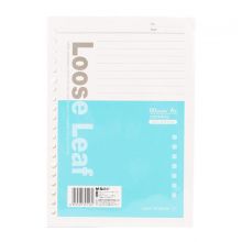 晨光(M&G)文具活页本芯 7mm横线活页本子替芯 线圈纸 活页笔记本替换内芯 80页/包